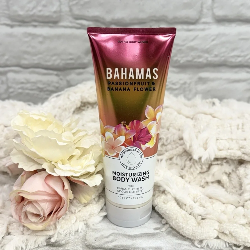 Bath & Body Works BAHAMAS Passionfruit & Banana Flower Body Wash 10oz NEW
